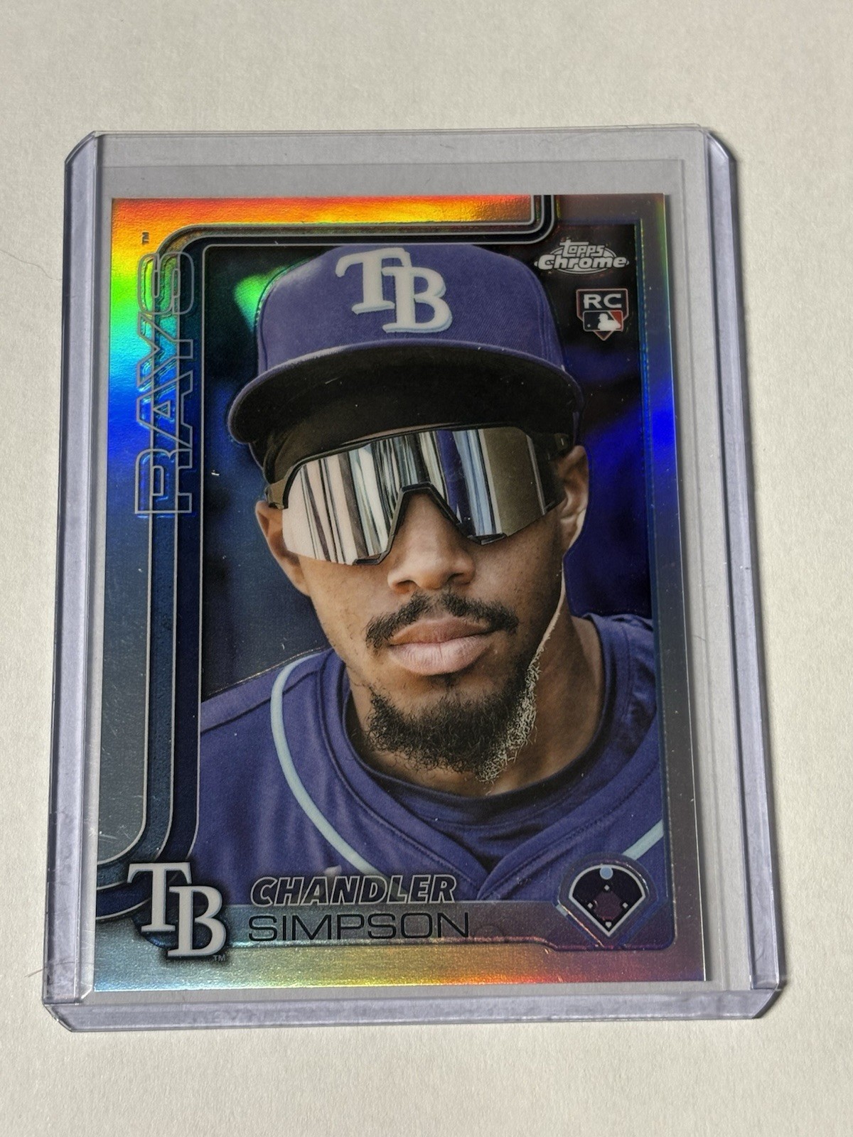 2025 Topps Chrome Update Series - Chandler Simpson Image Variation USC179 Rays