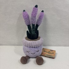 ULTRA RARE Greenhouse by Russ 12  Lilac Flower Potted Plant Plush NWT