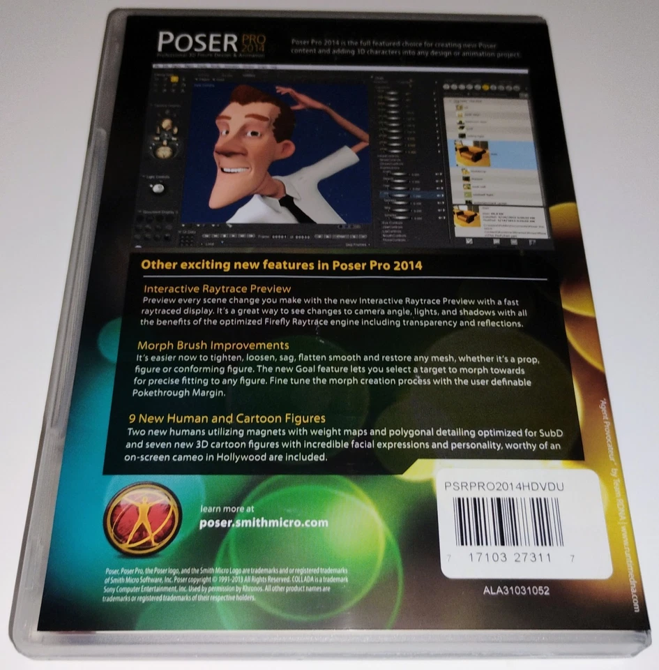 Poser Pro Upgrade 2014 Professional 3D Figure Design & Animation Software w/ Key - Image 4 of 4