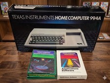 Texas Instruments TI-99/4A Home Computer In Box TESTED With Cables Manuals