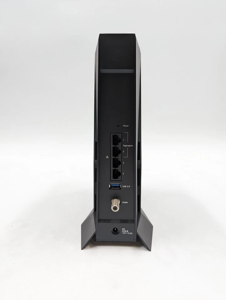 NETGEAR Nighthawk AX6 WiFi Cable Modem Router AX2700 4 Port (CAX30-200NAS) Black - Image 4 of 4