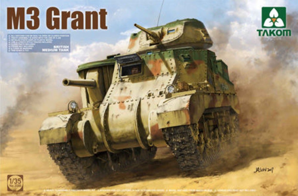 Takom 2086 M3 Grant - British Medium Tank - 1:35 - Bild 4