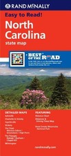 RAND MCNALLY FOLDED MAP: NORTH CAROLINA RAND MCNALLY  BRAND NEW 