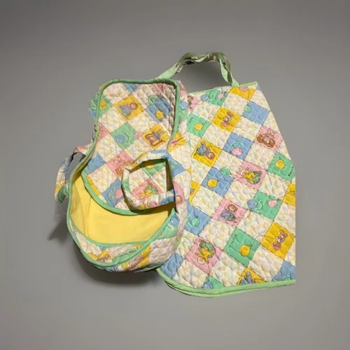 Cabbage Patch Kids Quilted Baby Carrier 1984 and 1983 Sleeping bag/Sack Lot VNTG