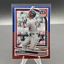 2024 Panini Stars & Stripes JC Pacheco Red Blue Flag SP /13 USA