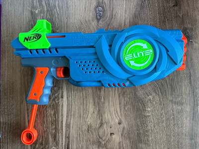 NERF Elite 2.0 Flipshots Flip-8 Blaster Rotating Barrel 8 Dart Capacity Works