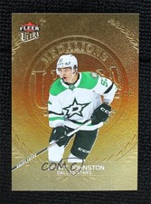 2022-23 Upper Deck Fleer Ultra Medallions Gold 162/200 Wyatt Johnston #M-9 b3h
