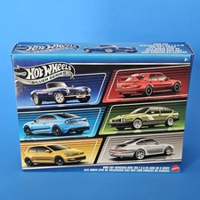 Hot Wheels Silver Series 6 Car Set BMW 507 Porsche 911 Mercedes 190E Audi RS5 