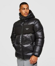 Alessandro Zavetti Catrio 2.0 Puffer Jacket Black Hooded Winter Coat