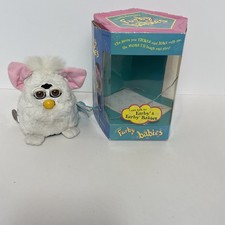 Vintage 1998 Tiger Furby Model 70-940 White w/Original Box NOT WORKING