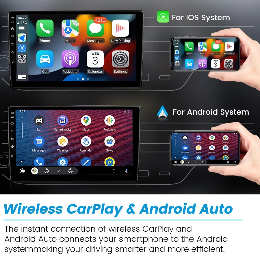 Car Stereo Apple CarPlay For BMW X3 E83 2004-2012 Android 14 Radio GPS WiFi RDS - Image 4 of 4