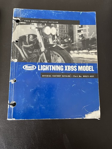 2003 Buell Lightning XB9S Model Parts Catalog
