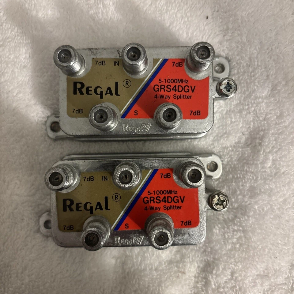 Regal GRS4DGV 4-Way Splitter *FREE SHIPPING* 2 Pak - Image 2 of 3