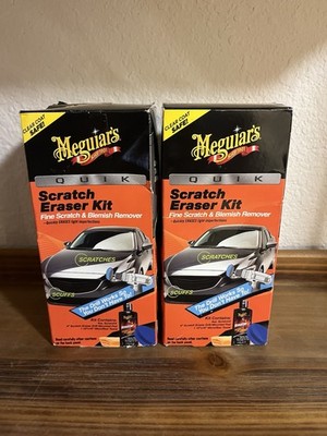 Lot Of 2 Meguiar's Quik Eraser Kit Car Scratch Remover Multicoloured