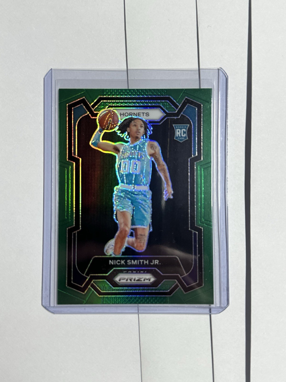 2023-24 Panini Prizm - Nick Smith Jr. #135 Green Prizm (RC)