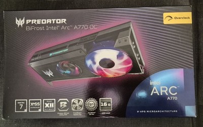 Acer Intel Arc A770 Predator BiFrost OC 16GB GDDR6 Grafikkarte OVP
