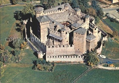Valle d Aosta Aerial Photo Castello