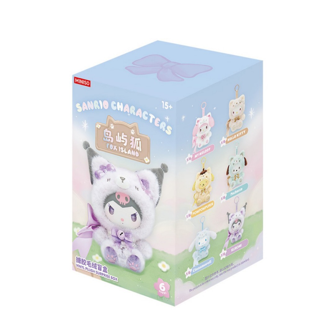 MINISO Sanrio Characters Fox Island Series Plush Confirmed Blind