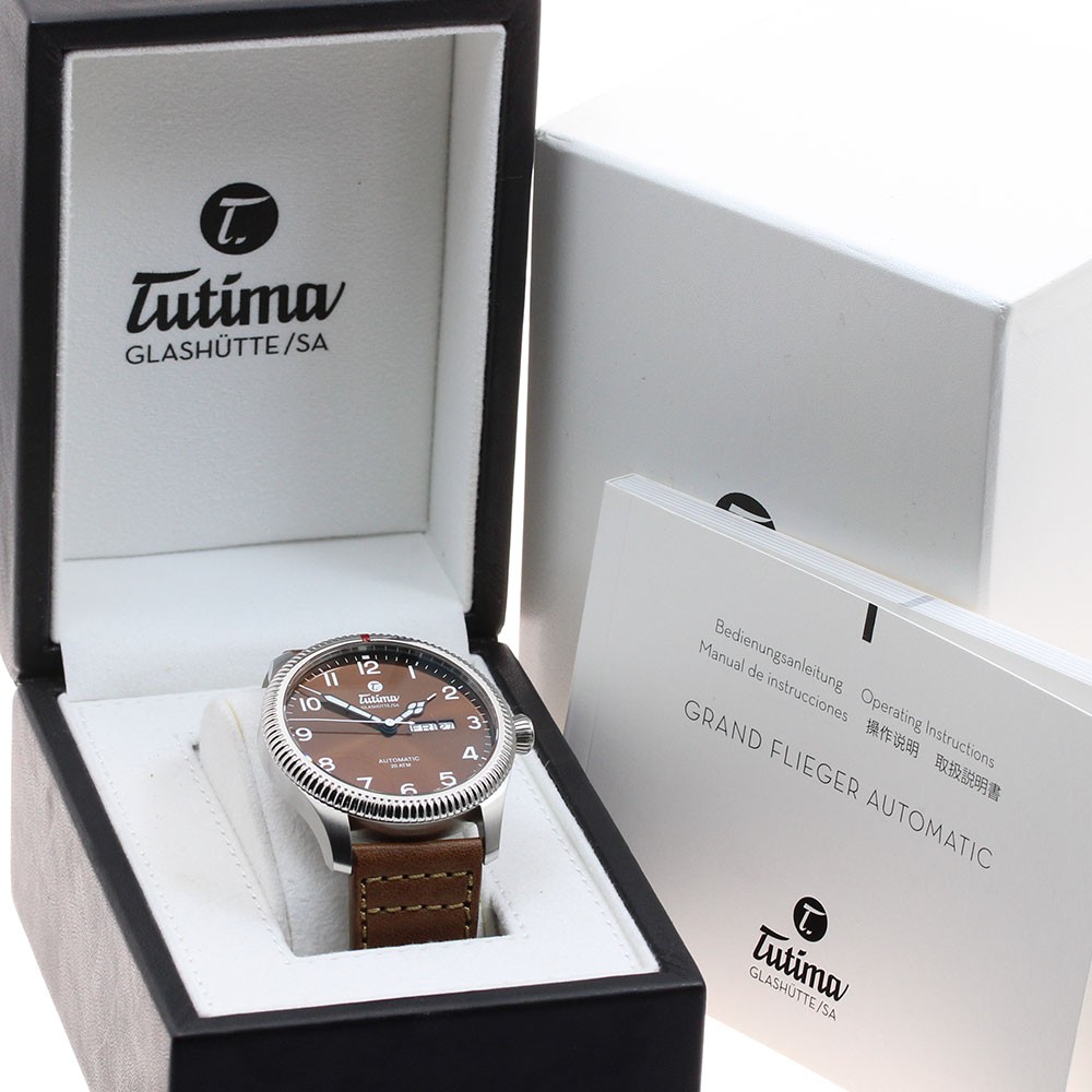 TUTIMA Grand Flieger Classic 6102-03 Brown Dial Automatic Men's
