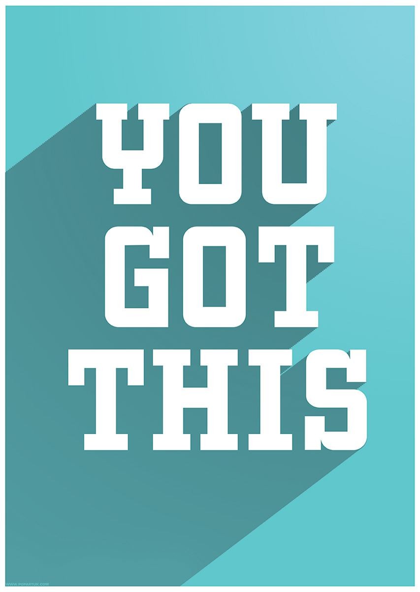 Laminated You Got This Mini Poster