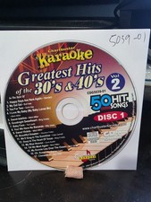 5039-01 30'S 40'S   1 DISC CHARTBUSTER KARAOKE CDG LOT CAL