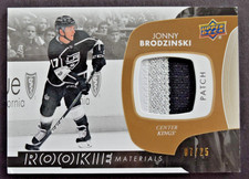 2017-18 Upper Deck Series 2 Rookie Materials Patch Jonny Brodzinski #07/25
