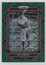 2023 Panini Prizm Green Scope Prizm 41/75 Bill Terry #185 HOF 0w8
