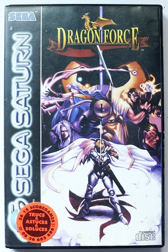 Dragon Force RARE SEGA SATURN COMPLET PAL EUR