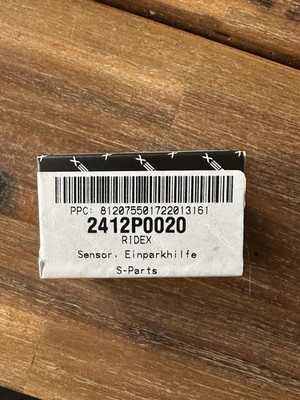 RIDEX Parksensor 2412p0020 vorne hinten Ultraschallsensor schwarz MERCEDES-BENZ