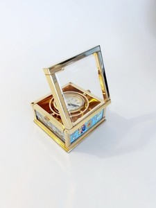 Halcyon Days Enamel Clock | eBay