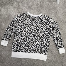 PINK by Victoria's Secret Oversized Leopard Print Sweater Size XS NWT