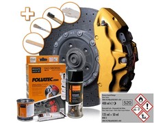 FOLIATEC Bremssattellack Gold metallic Bremssattelfarbe Bremssattel Motorlack