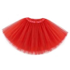 Tutu for Women Adults, Pink Tutu Skirt Women Halloween Tulle Tutu Skirts Red