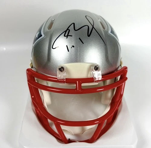 Tom Brady PSA/DNA Autographed New England Patriots Mini Helmet