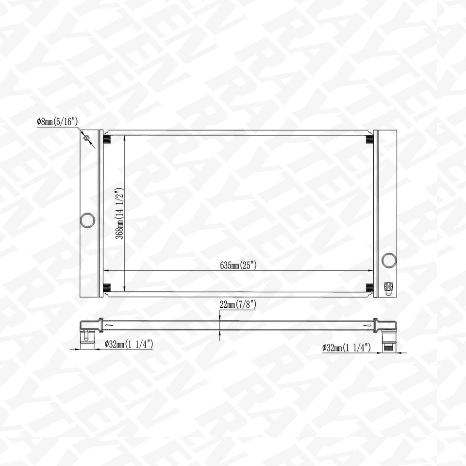 2884 Radiator for Volvo 2007-2013 C30 2006-2013 C70 2004-2012 S40 2005-2011 V50 - Image 3 of 4
