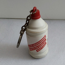 Vintage Autol Desotherme Schl&uuml;sselanh&auml;nger - M&uuml;nzbox / Coin Box Retro Werbung
