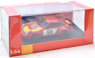#ad Spark quot;Shellquot; Porsche 911 Carrera RSR 1975 24Hrs Le Mans 1:64 Scale Car 64S028 $21.99
