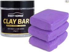 3 Pack 300g 3x100g Car Detailing Magic Clay Bars, Auto Clean Wash-Medium