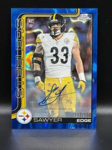 2025 Topps Chrome Jack Sawyer Blue Refractor (RAW)