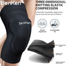 2 pcs BenKen Knee Pads Sport Leg Sleeves Protector Gear Crashproof Antislip