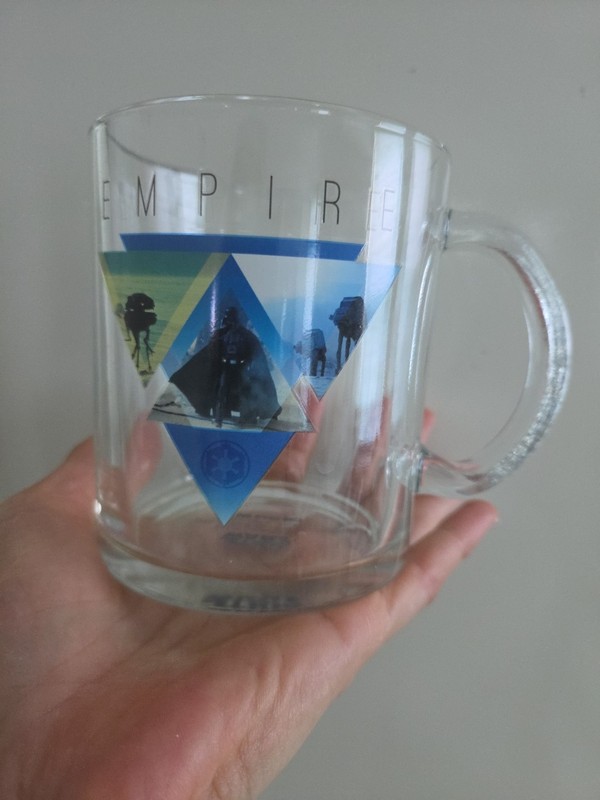 Star Wars Empire Strikes Back 1980 Burger King, Clear Glass Mug , Mint