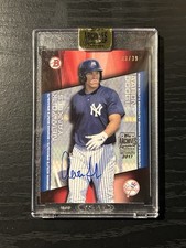 2017 TOPPS ARCHIVES SIGNATURE AARON JUDGE AUTO /39 ON CARD ROOKIE SCUFF CASE