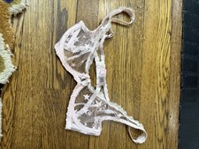 Agent Provocateur Bra 32C Pink Tulle Stars