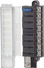 ST Blade Fuse Block 5046 8-Circuit Compact 100 Amp with Cover Car Truck Marine