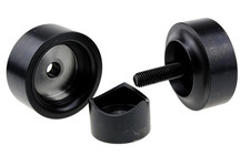 Black 1-1/2" Hole Punch  Flare Tool with Dimple Plate Dies for Precision Work