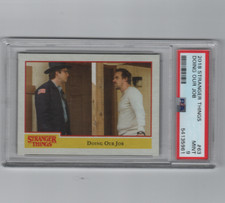 STRANGER THINGS SEASON 1 BASE CARD 63 "DOING OUR JOB" PSA GRADED MINT 9