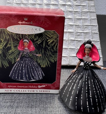 Barbie Figur - Baumschmuck - Hallmark Keepsake Ornament - 1998 African-American