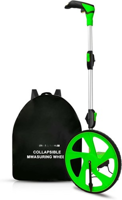 #ad Foot based measuring wheel capable of rolling measurements up to 10000 feet $39.99