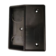 Non-Handed Sliding Screen Door Latch  Pull Black 3-1/2 x 2-3/4