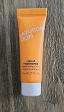 Saturday Skin Carrot Niacinamide Moisturizing Cream Mini Sample 0.27oz 8ml New